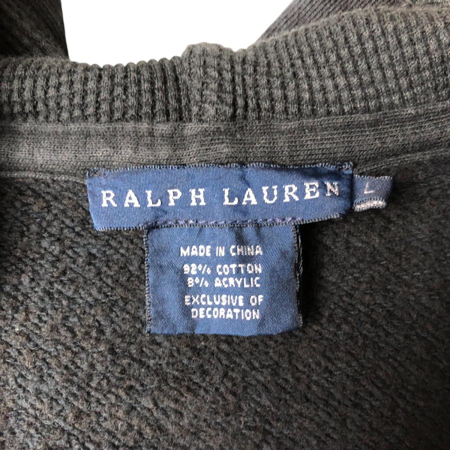 古着 ラルフローレン Ralph Lauren ビッグポニー スウェットフルジップ
