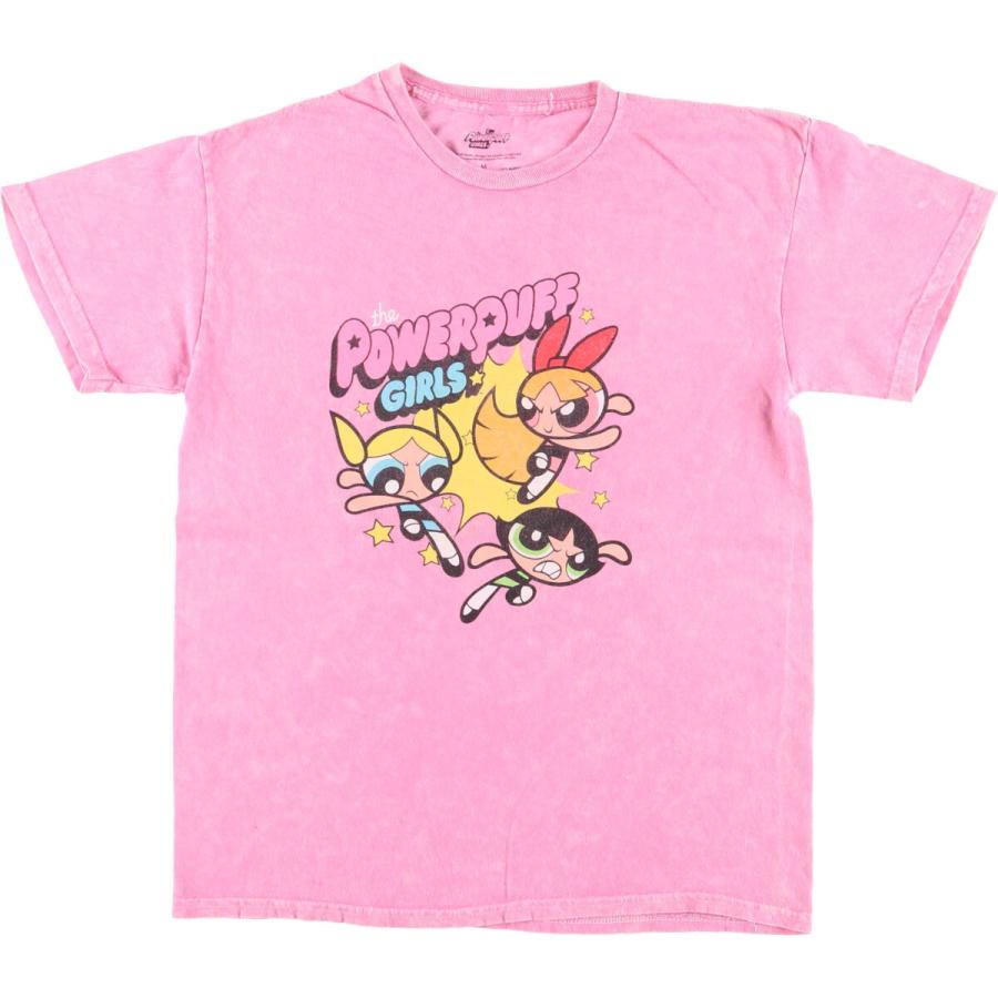 パワーパフガールズ　Tシャツ　アメリカ古着　M 古着 パワーパフガールズ POWERPUFF GIRLS アニメ キャラクター