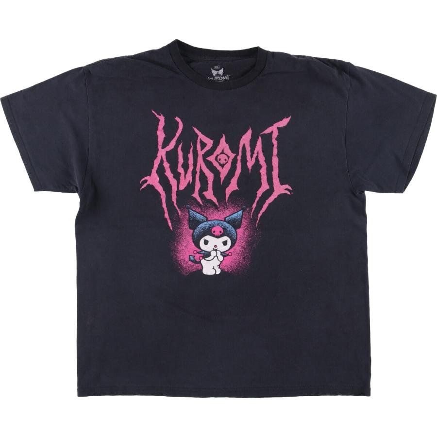 古着 KUROMI クロミ キャラクタープリントTシャツ メンズXL相当