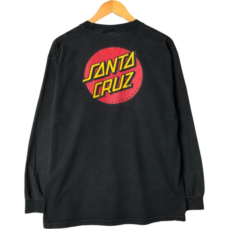 古着 NHS SANTA CRUZ サンタクルーズ サーフ スケート ロングT