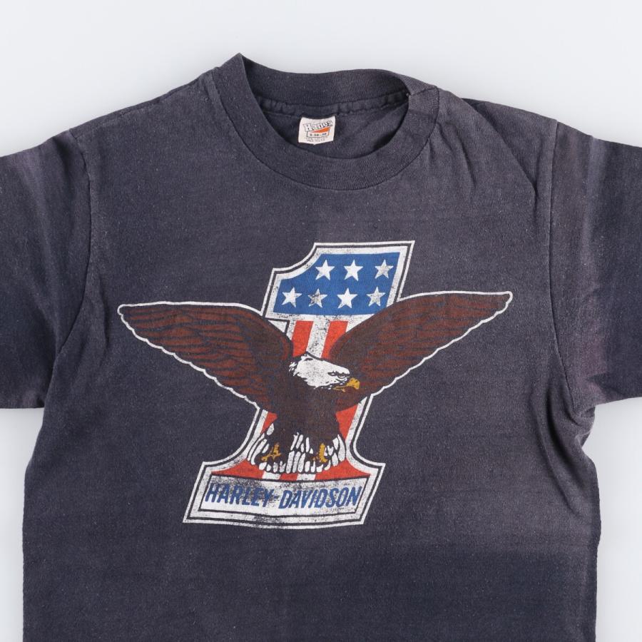 Hanes（ヘインズ） 古着 80年代 三角タグ 鷲柄 ハーレーダビッドソン