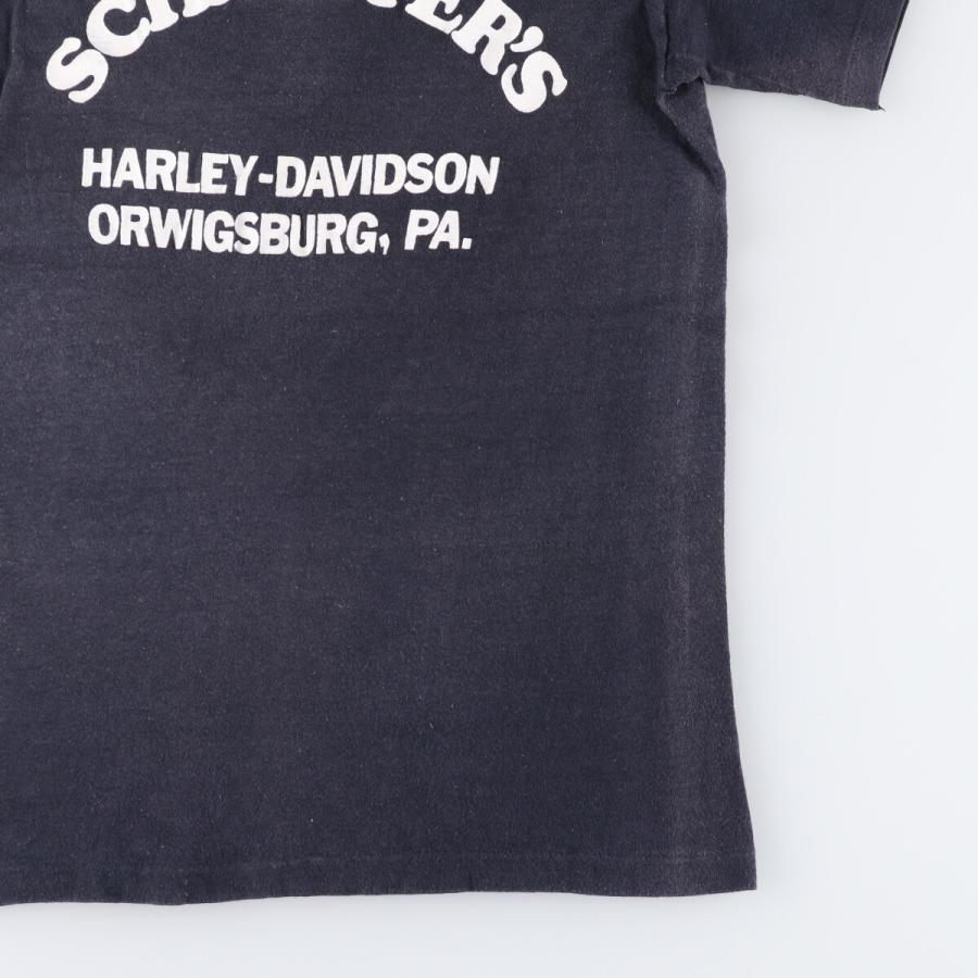 Hanes 古着 80年代 ヘインズ 三角タグ 鷲柄 ハーレーダビッドソン  