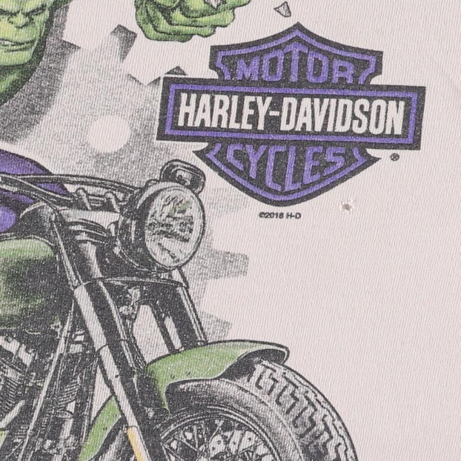 古着 ハーレーダビッドソン Harley-Davidson MARVEL マーベル ハルク