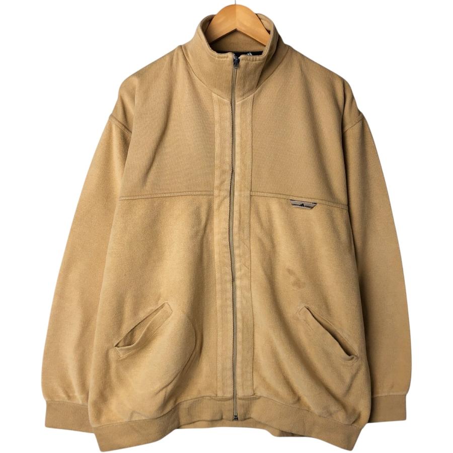 adidas 古着 アディダス リブ編み パイル地 ジャージ トラック