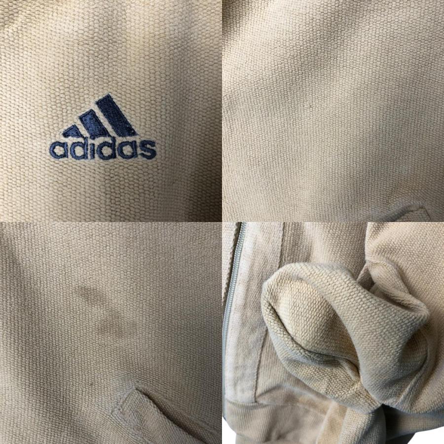 adidas（アディダス） 古着 リブ編み パイル地 ジャージ トラック