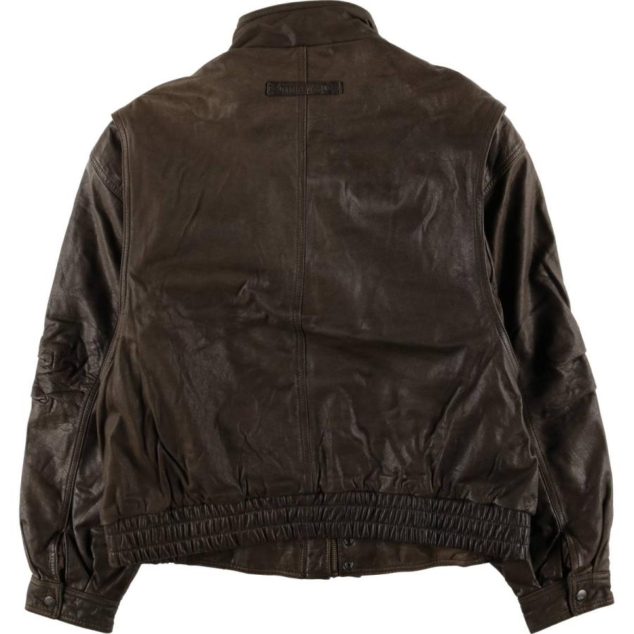 古着 70年代~ REED SPORTSWEAR レザーブルゾンタイプ メンズXL相当
