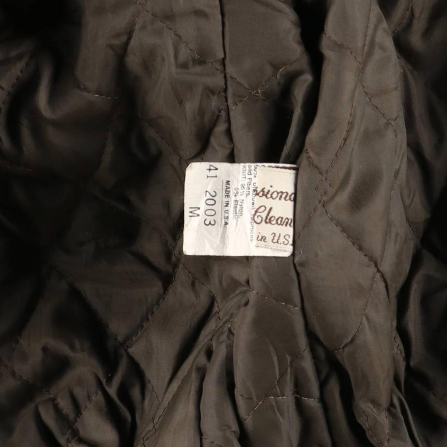 古着 90年代 OAKTON LIMITED G-1タイプ 中綿入り レザーフライト