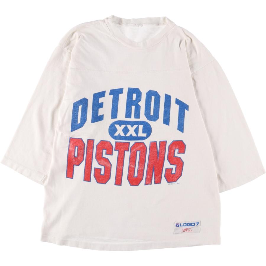 古着 ロゴセブン LOGO7 NBA DETROIT PISTONS デトロイト ピストンズ 