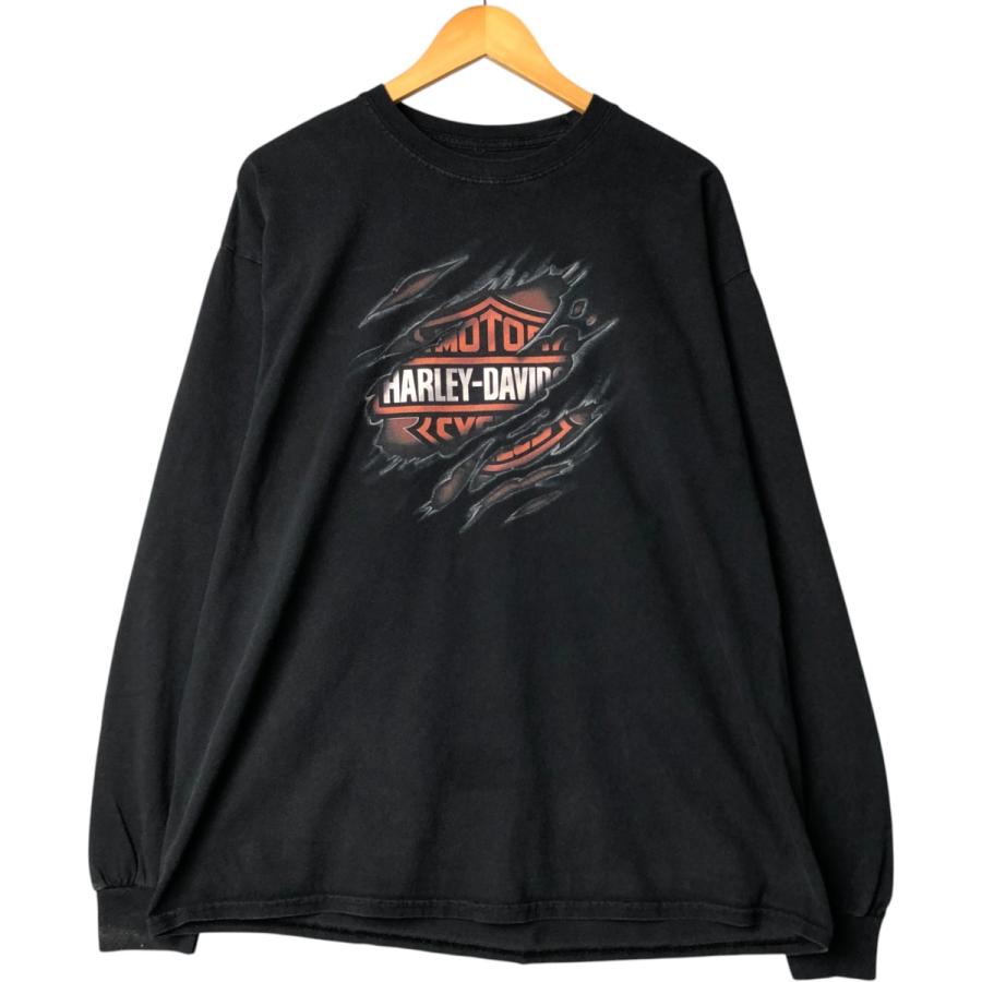古着 ハーレーダビッドソン Harley-Davidson ロングTシャツ ロンT