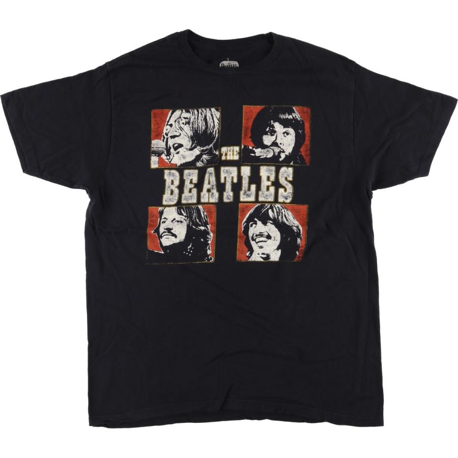 古着 THE BEATLES ビートルズ バンドTシャツ バンT メンズL相当