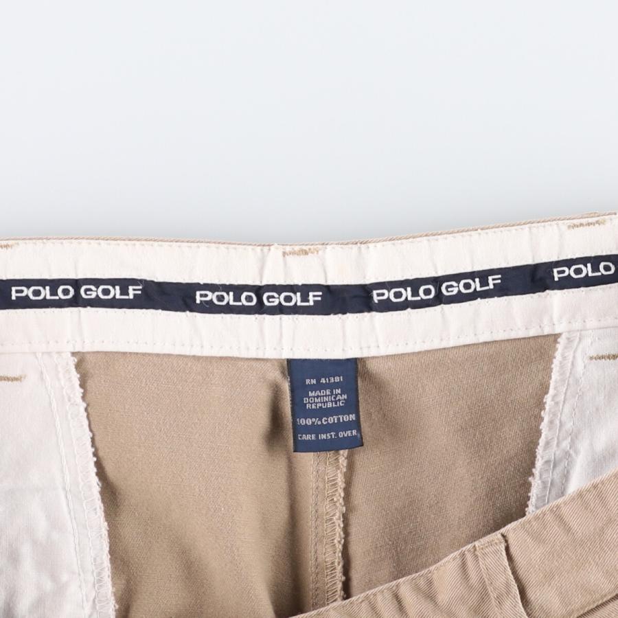 未使用 POLO GOLF ラルフローレン 綿 ツータック ワイド パンツ 未使用 POLO GOLF ラルフローレン 綿 ツータック ワイド パンツ 古着