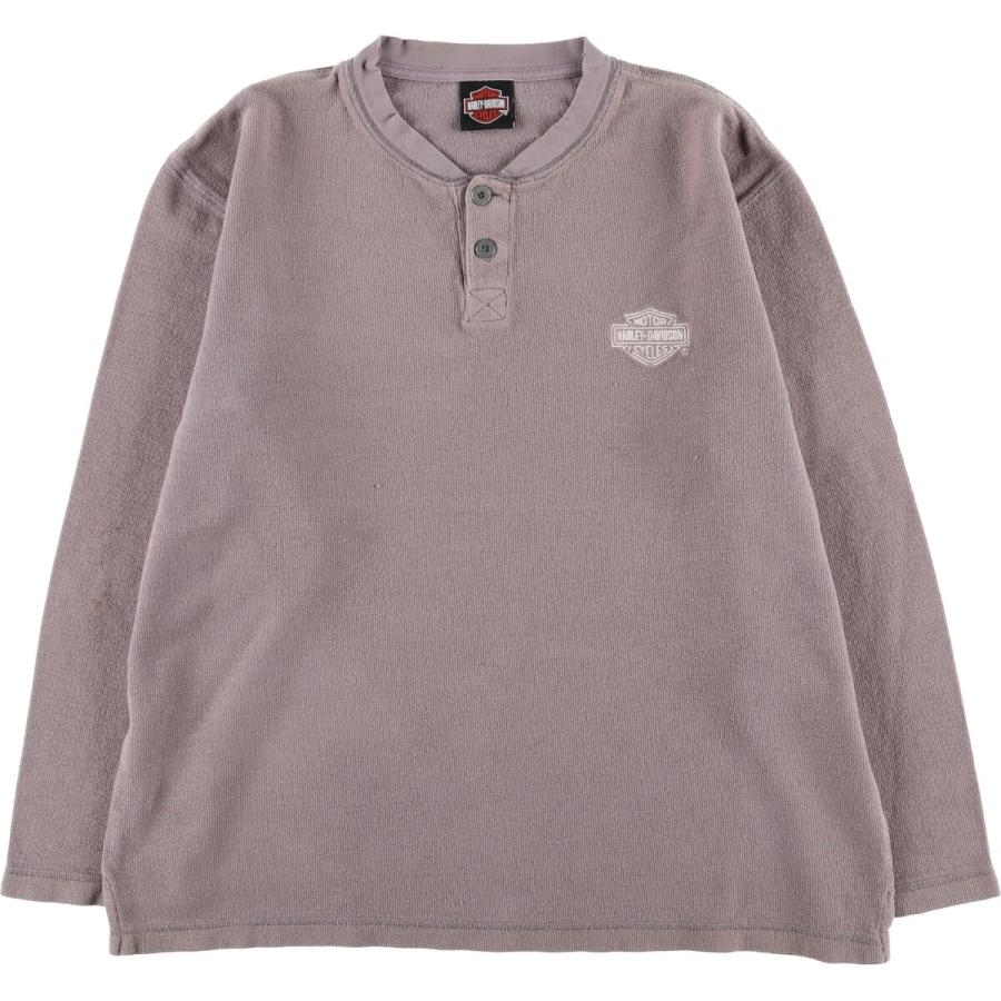 古着 ハーレーダビッドソン Harley-Davidson ヘンリーネック
