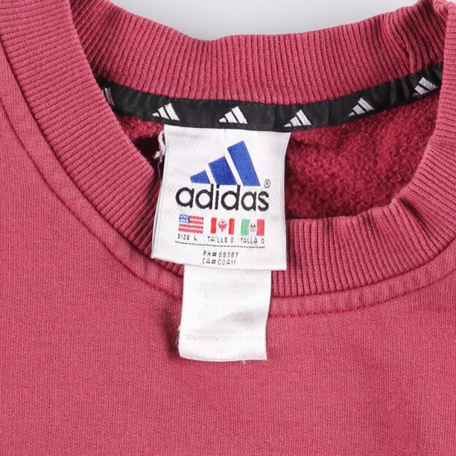 adidas 古着 90~00年代 アディダス ロゴスウェットシャツ