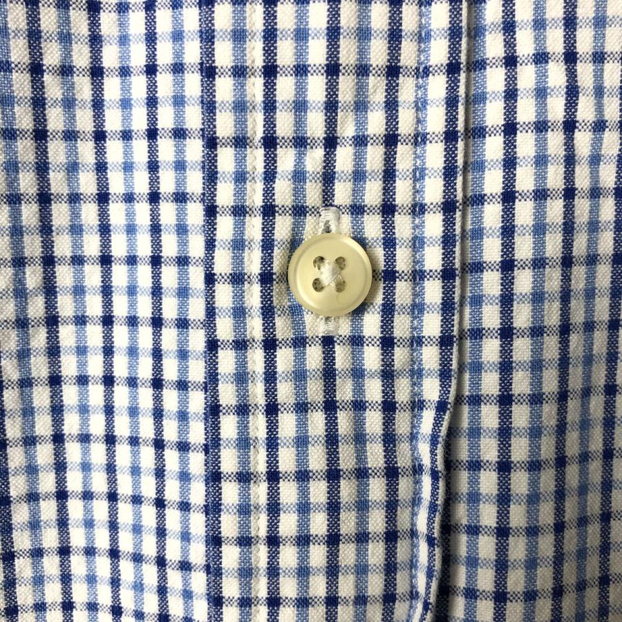 古着 ラルフローレン Ralph Lauren ギンガムチェック 半袖 ボタン