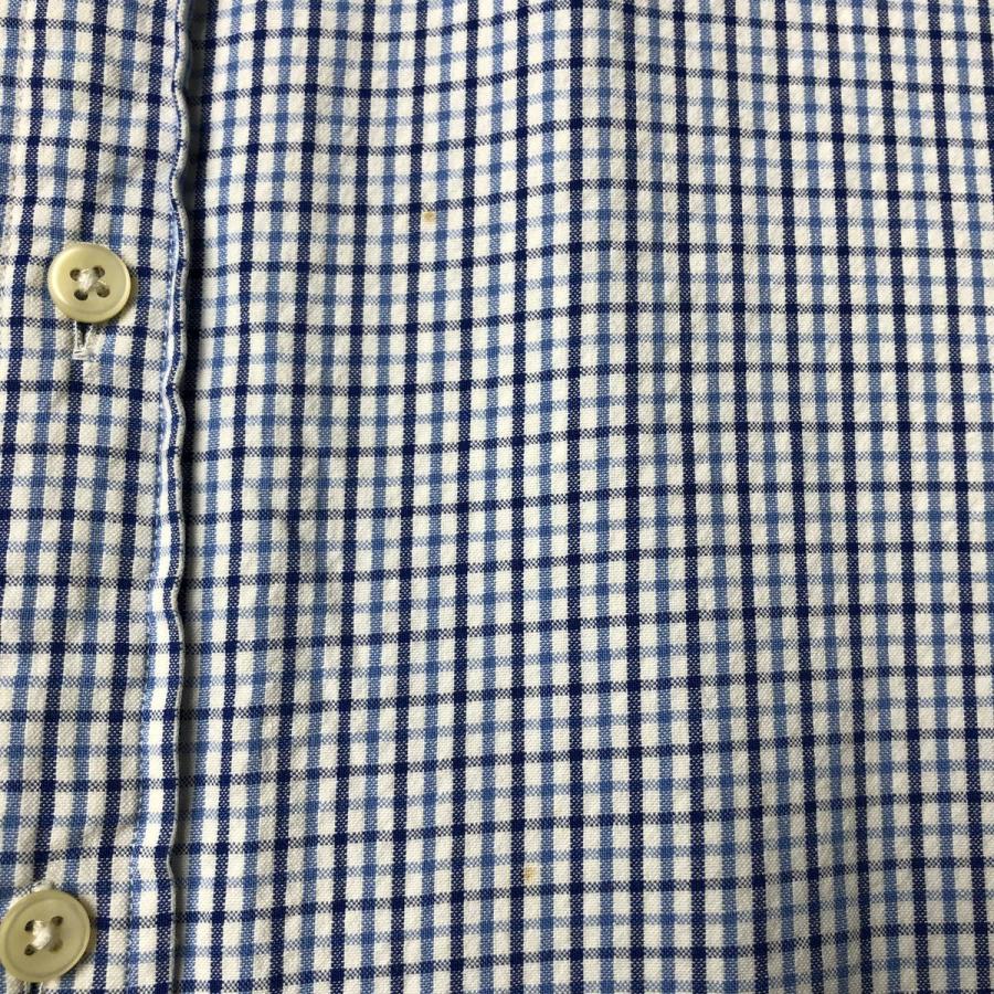 古着 ラルフローレン Ralph Lauren ギンガムチェック 半袖 ボタン