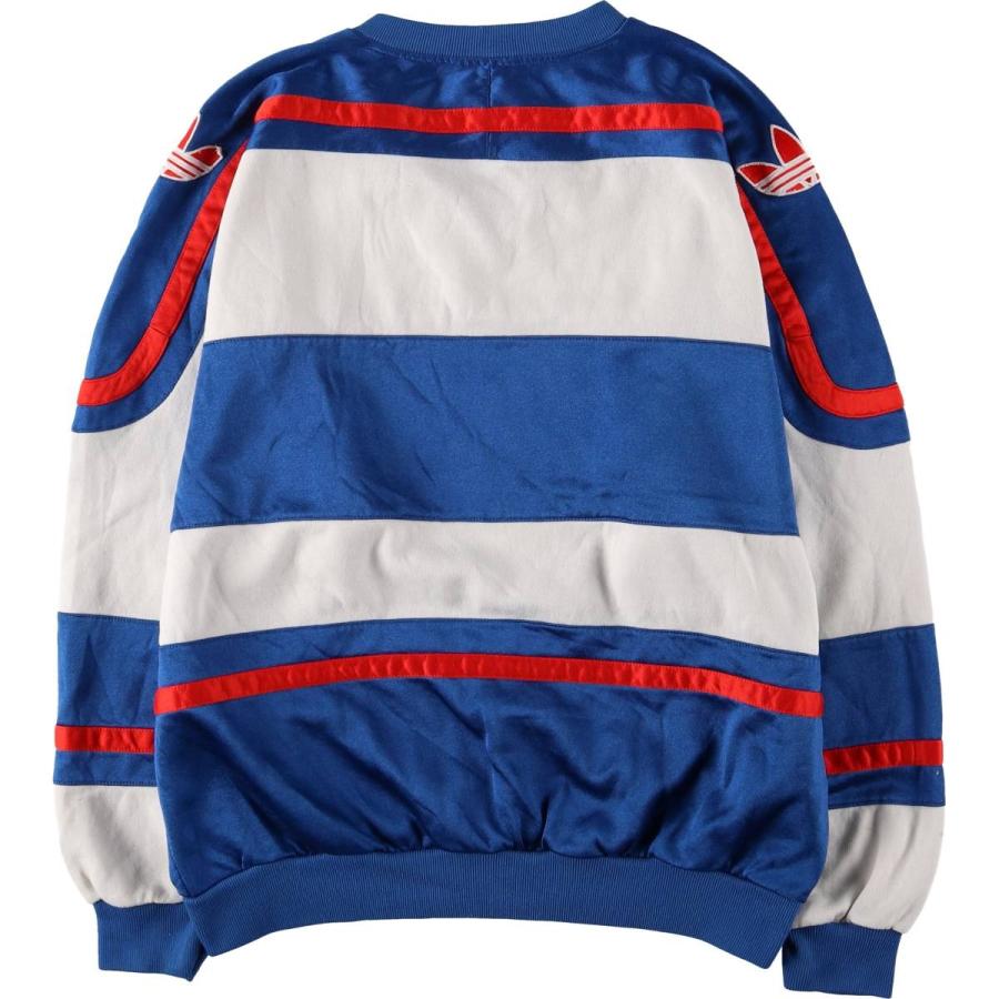 adidas 古着 80年代 アディダス ボーダー柄 Vネック ロゴ