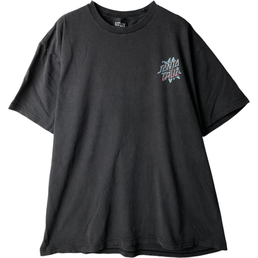 00s90sNHSサンタクルーズバックプリントTシャツスケートオールドL 00s90sNHSサンタクルーズバックプリントTシャツスケートオールド