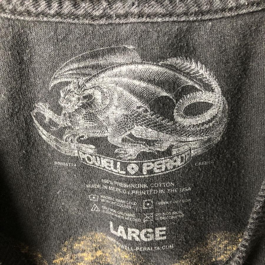 パウエルペラルタ POWELL PERALTA ドクロ柄 スカル柄 ロンT 古着 パウエルペラルタ POWELL PERALTA ドクロ柄 スカル柄 サーフ