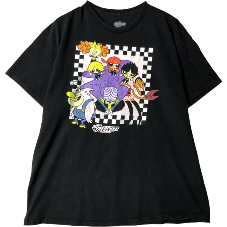 Hanes パワーパフガールズ Tシャツ XL バックプリント Hanes パワーパフガールズ Tシャツ XL バックプリント