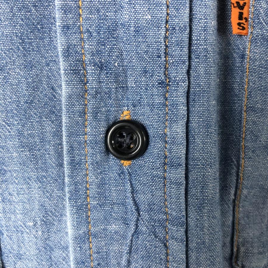Levi's（リーバイス） 古着 オレンジタブ 長袖 シャンブレーシャツ