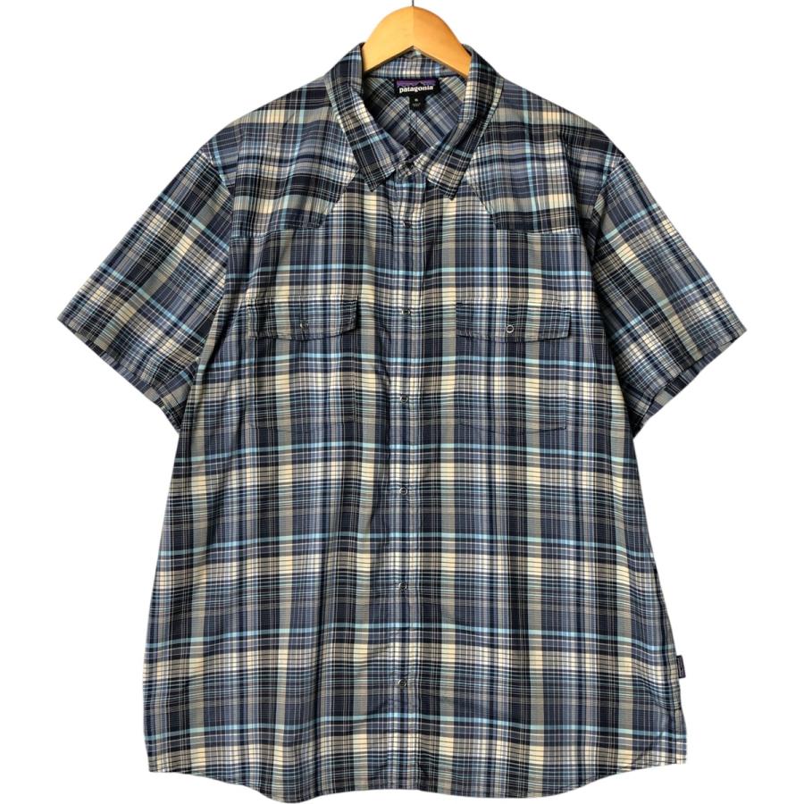 patagonia（パタゴニア） 古着 Patagonia 54025SP18 チェック柄 半袖
