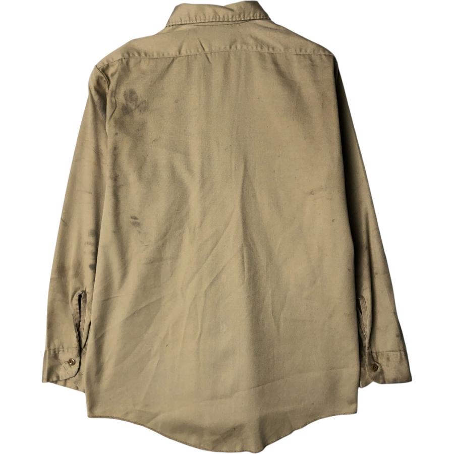 Dickies（ディッキーズ） 古着 80~90年代 長袖 ワークシャツ USA製