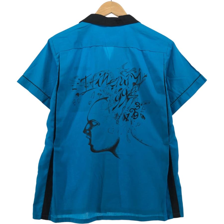 古着 80年代 ヒルトン ACTIVE APPAREL オープンカラー ボウリング  