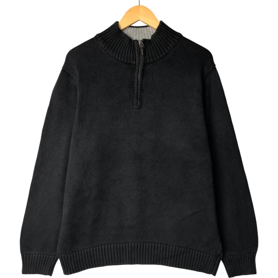 L.L.Bean 古着 90~00年代 エルエルビーン コットンニットハーフ