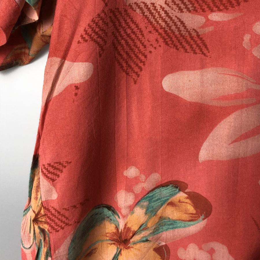 古着 90年代 JAMS WORLD 総柄 ボタニカル柄 オープンカラー レーヨン  