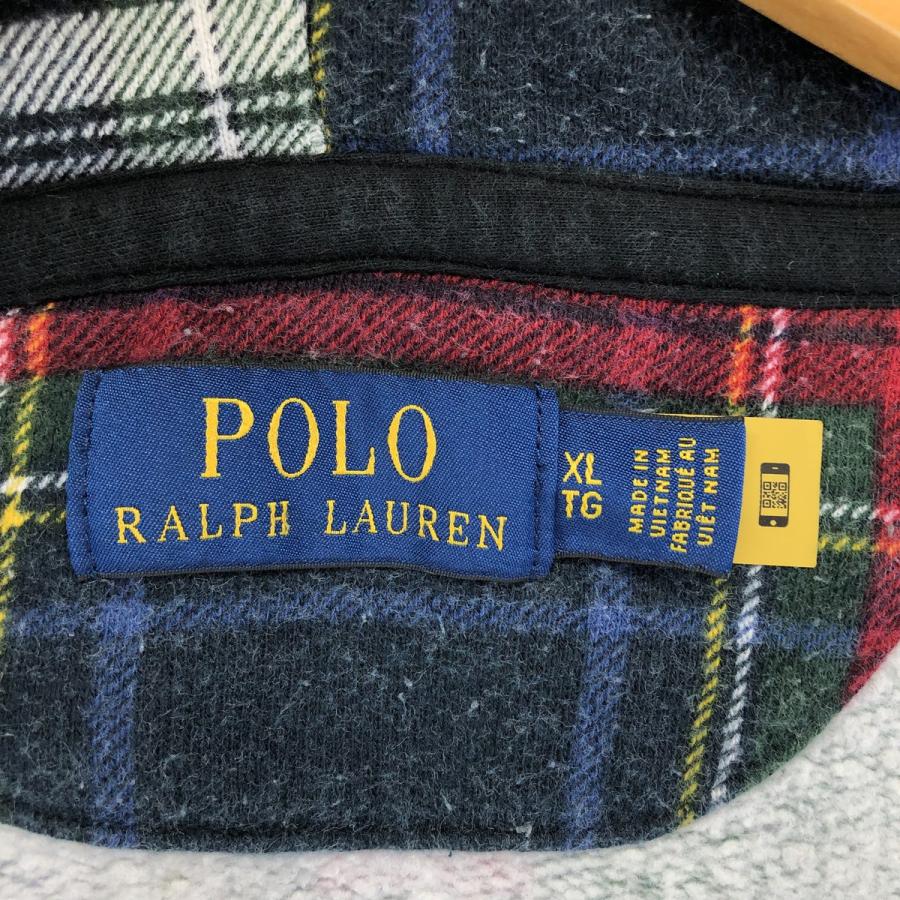 RALPH LAUREN ラルフローレン チェック柄 クレイジー スウェット 古着 ラルフローレン Ralph Lauren クレイジーパターン チェック