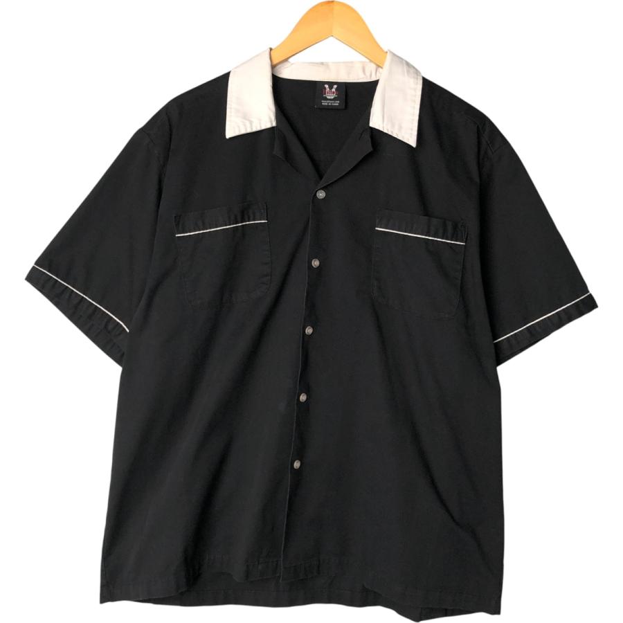 80s サンライズ SUNRISE 半袖 ポロシャツ ボウリングシャツ 赤 古着 80年代 サンライズ SUNRISE 半袖 ポロシャツ ボウリングシャツ