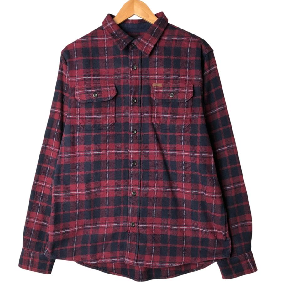古着 オービス ORVIS 長袖 ヘビーネルチェックシャツ メンズL相当