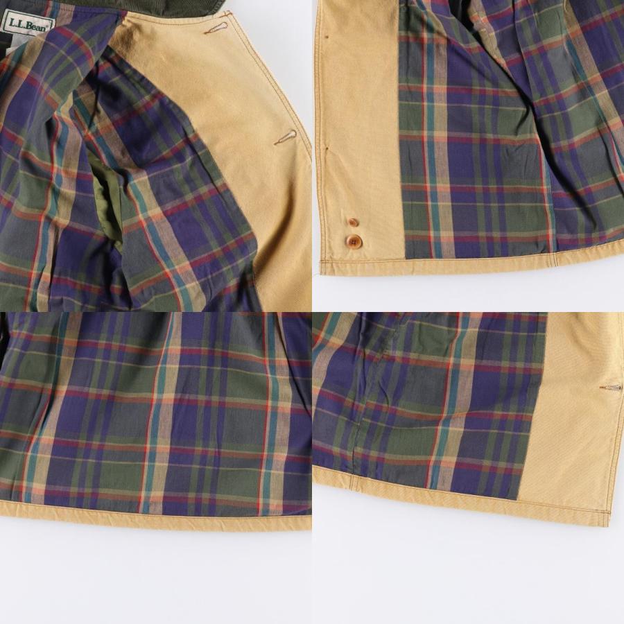 エルエルビーン　ハンティングジャケット　USA アメリカ製　ビンテージ　90s 美品 90s USA製 L.L.Bean ハンティングジャケット L ダークブラウン系