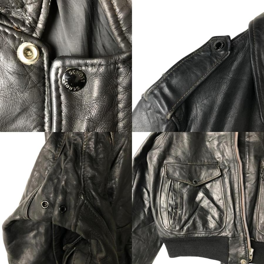 Schott N.Y.C 古着 ショット SCHOTT A-2タイプ レザーフライト