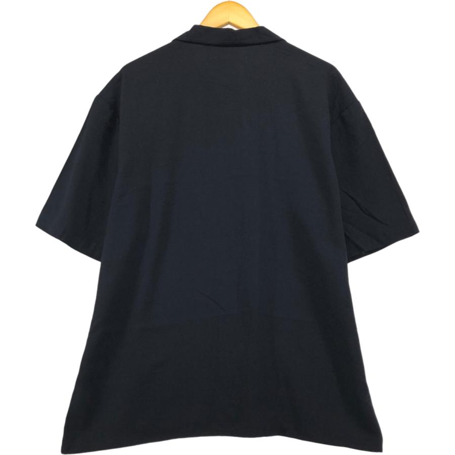 古着 ダヴィンチ Da Vinci ツートン 半袖 オープンカラー レーヨン