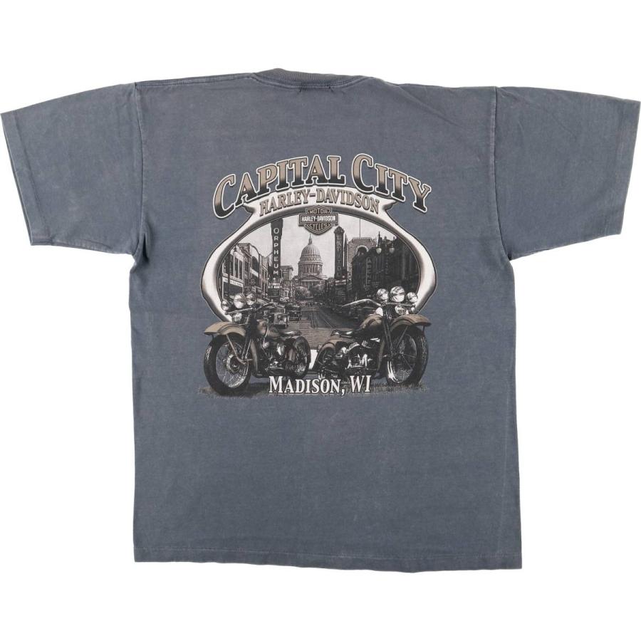 ビンテージ古着！2000年代アメリカ製 Harley-Davidson Tシャツ 古着 00年代 ハーレーダビッドソン Harley-Davidson モーター