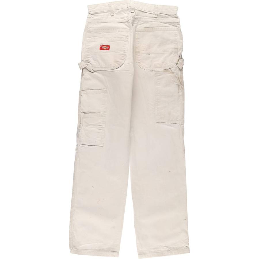 Dickiesペインターパンツ　ペンキ付 00's Dickies × SHERWIN WILLIAMS ホワイト ペインターパンツ