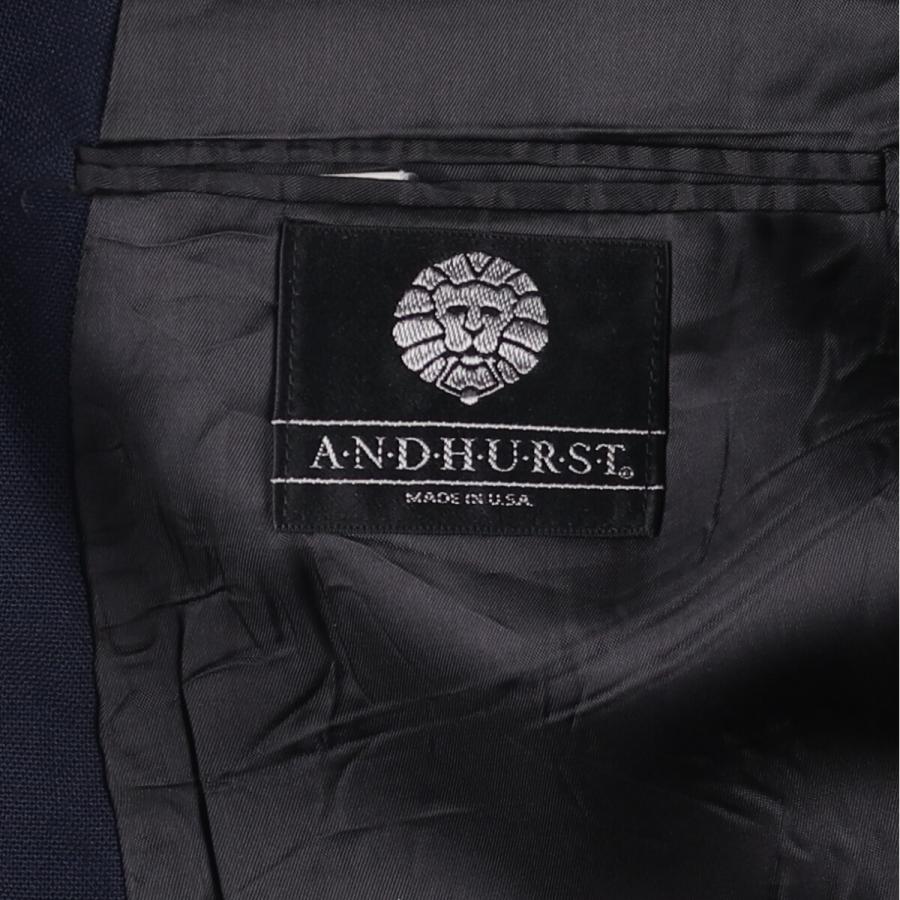 古着 ~90年代 ANDHURST ピークドラペル ダブルブレスト 紺