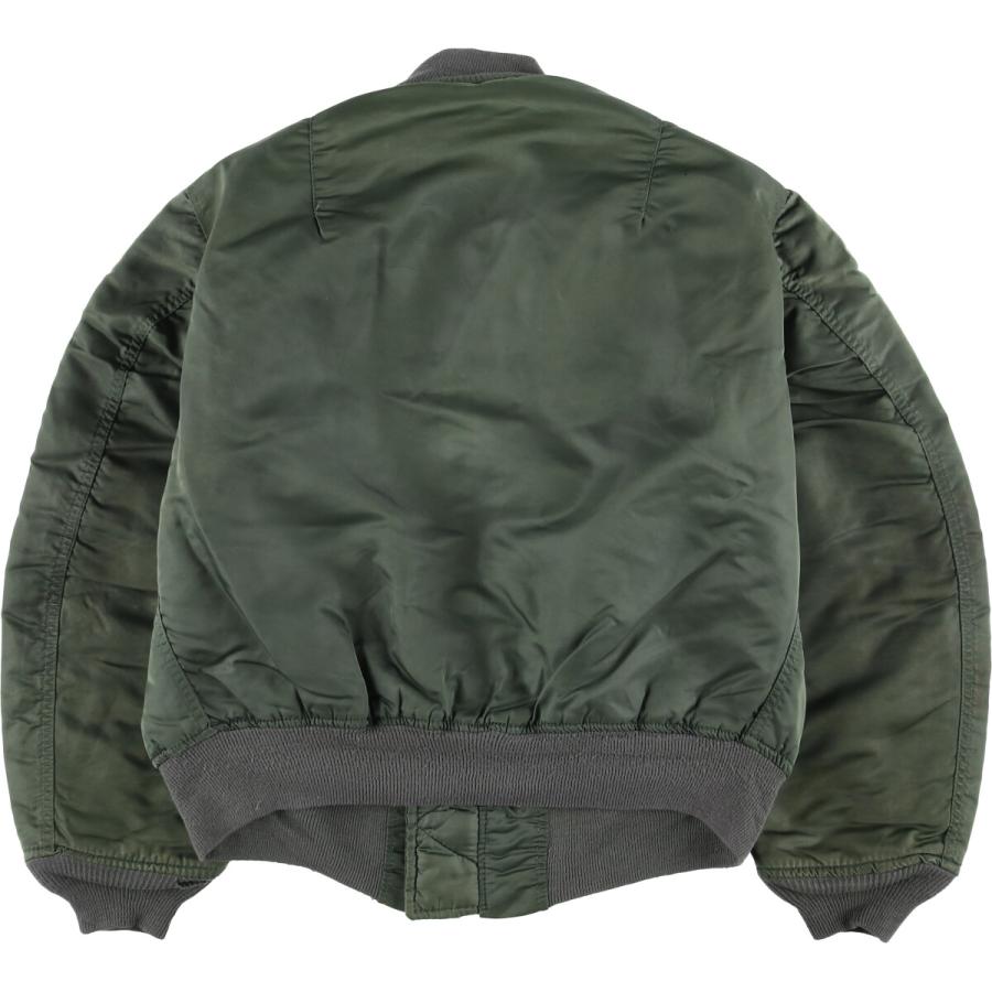 古着 米軍 MA-1タイプ 中綿入り ミリタリー フライトジャケット メンズ