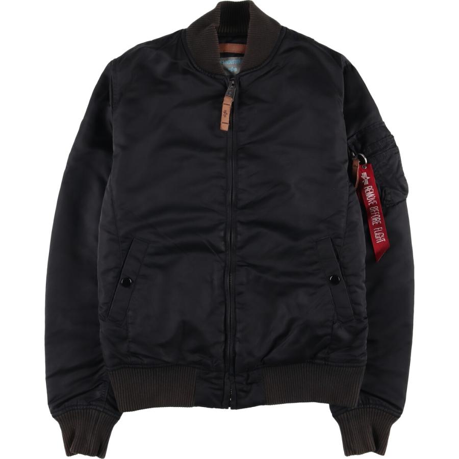 古着 民間品 アルファ ALPHA MA-1タイプ 中綿入り ミリタリー フライト