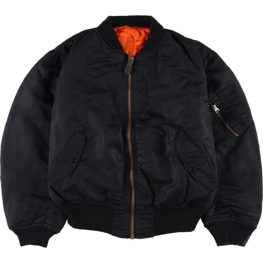 古着 民間品 アルファ ALPHA MA-1タイプ 中綿入り ミリタリー フライト