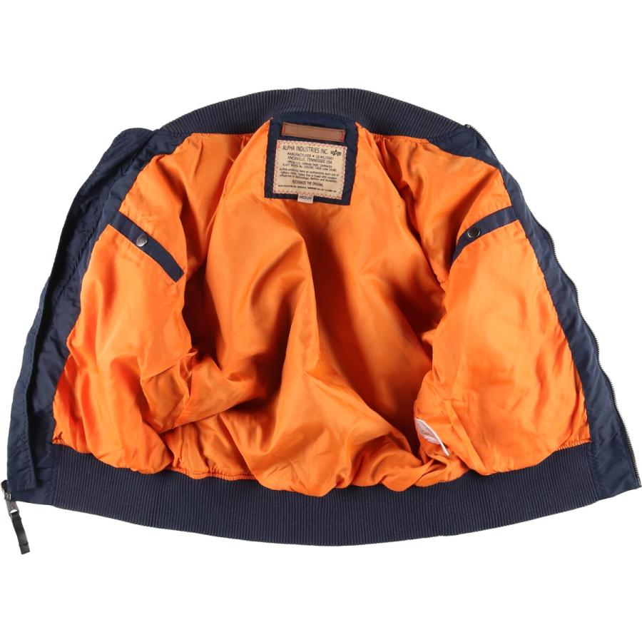 古着 民間品 アルファ ALPHA MA-1タイプ ミリタリー フライト