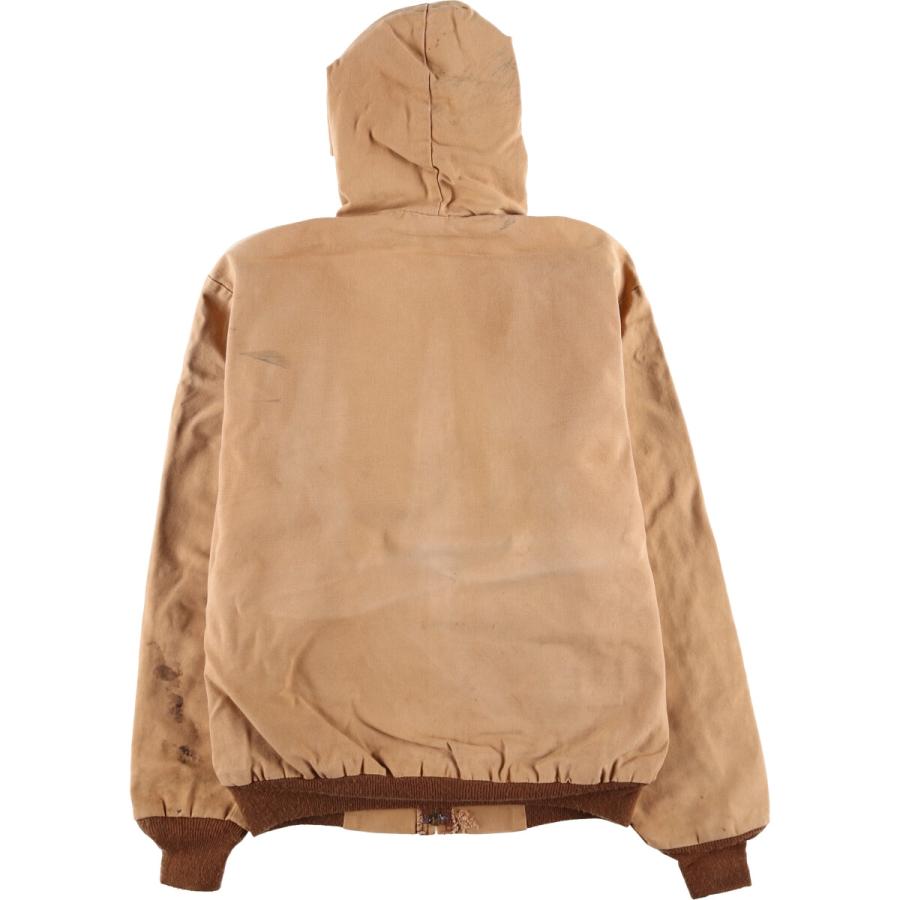 90s key アクティブジャケット　アメリカ製　ブラウン　ビッグサイズ 古着 ~80年代 キー Key Imperial アクティブジャケットタイプ ダック