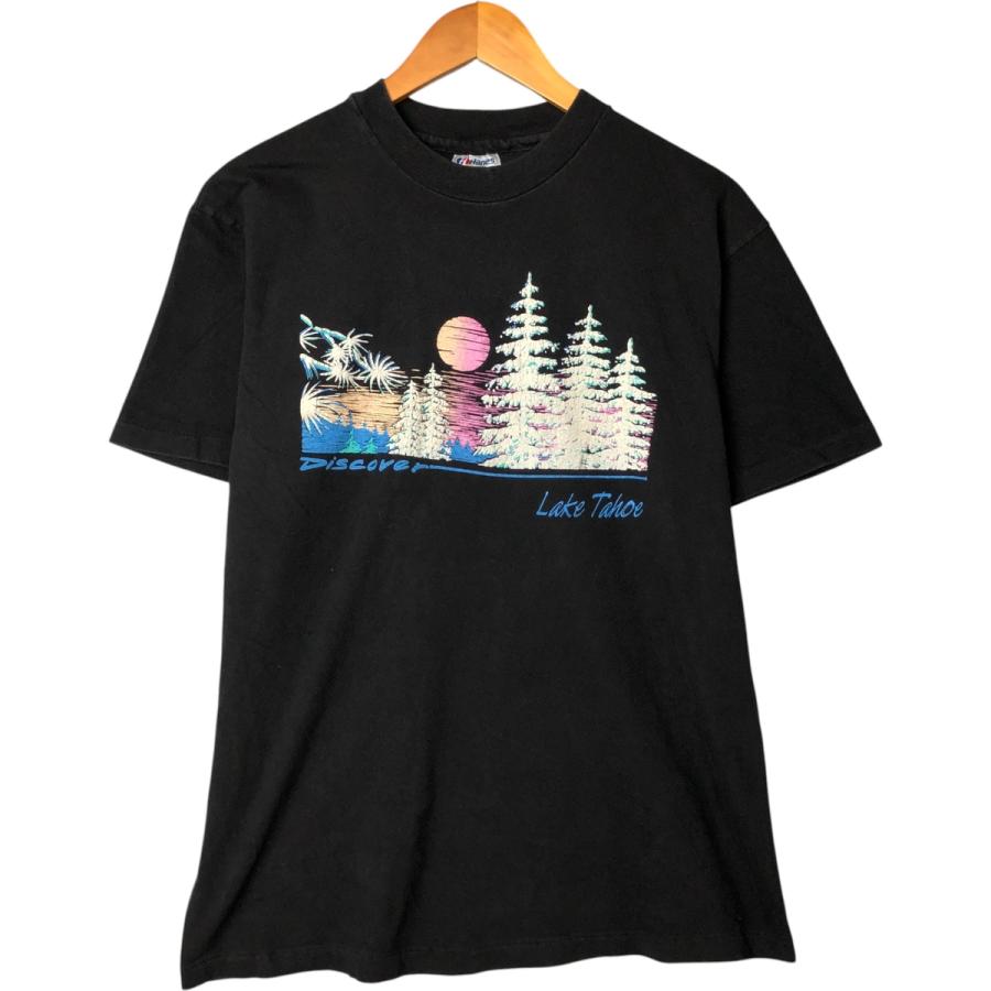 Hanes（ヘインズ） 古着 80年代 Hanes BEEFY-T 青タグ プリントTシャツ 