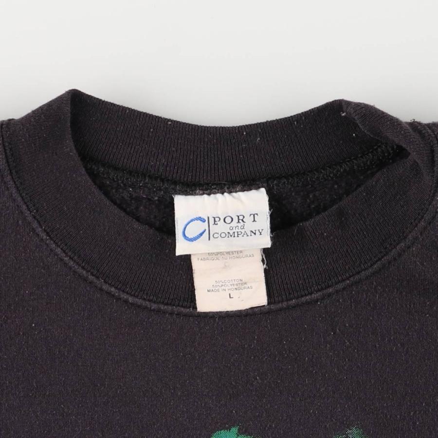 古着 00年代 PORT and COMPANY 魚柄 アニマル スウェットシャツ
