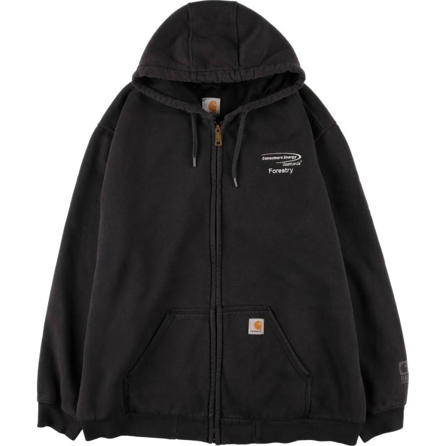 Carhartt 古着 カーハート スウェットフルジップパーカー メンズ