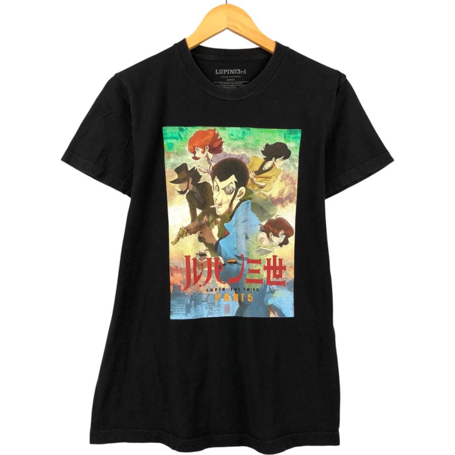 古着 LUPIN THE 3RD ルパン三世 アニメ キャラクタープリントTシャツ 