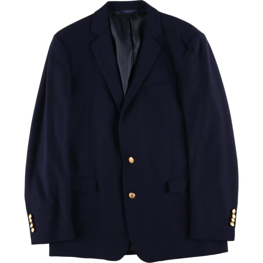 90s Brooks Brothers/紺ブレ テーラードジャケット/ネイビー BROOKS BROTHERS 古着 ブルックスブラザーズ Brooks Brothers 紺