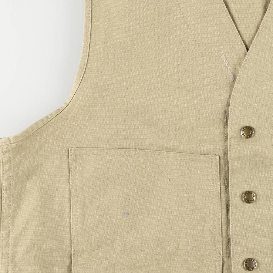 フィルソン　モールスキン　ハンティングベスト　ベージュ　M相当 フィルソン モールスキン ハンティングベスト ベージュ M相当 アメリカ