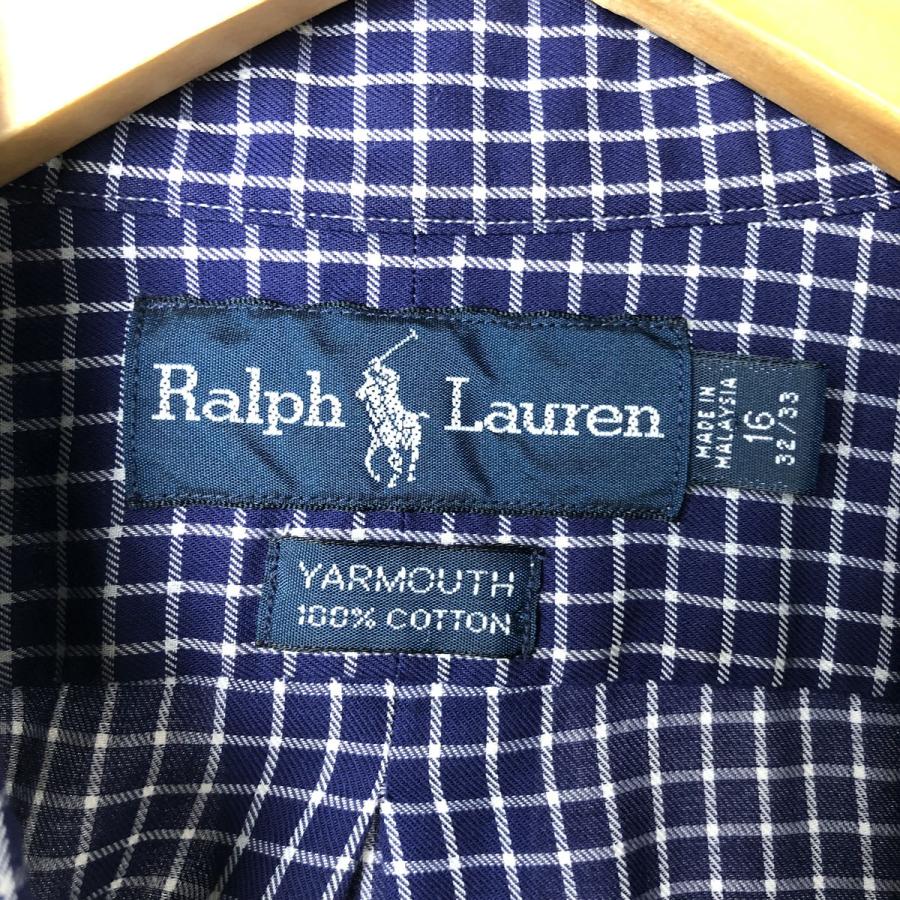 古着 ラルフローレン Ralph Lauren YARMOUTH 長袖 ボタンダウン